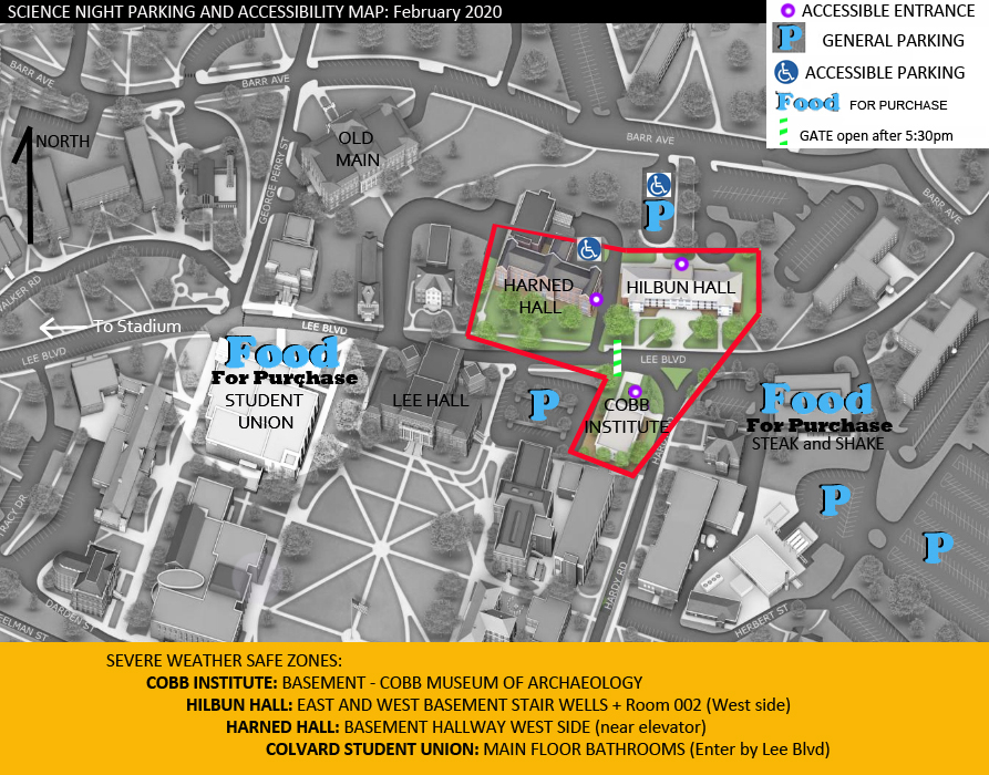 SCI NI 2020 Parking Map