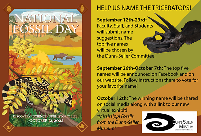 National Fossil Day 2022 Flyer